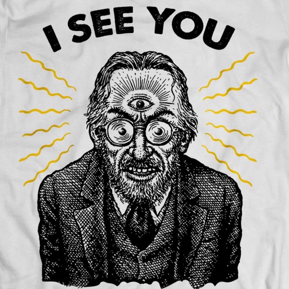 Hypnotized Third Eye I See You Art Tee - Picture 2 of 2